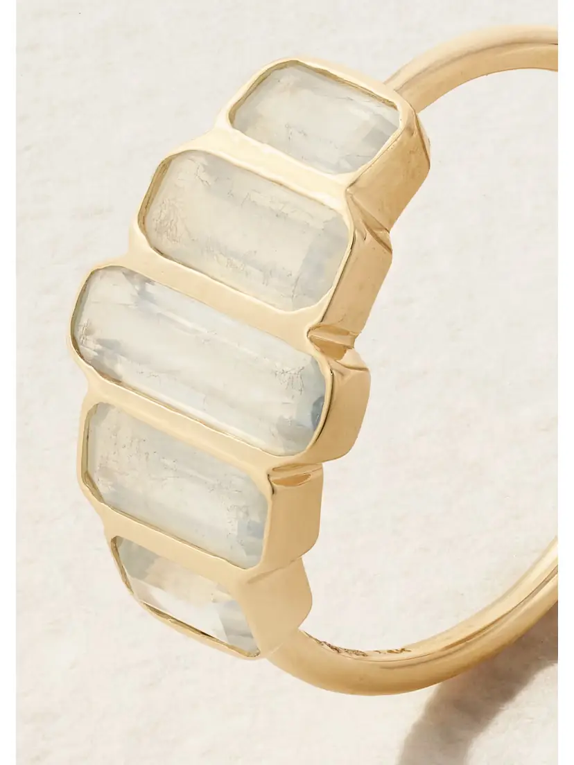 Melissa Joy Manning Cityscape 14-karat Recycled Gold Aquamarine Ring | Thumbnail 4