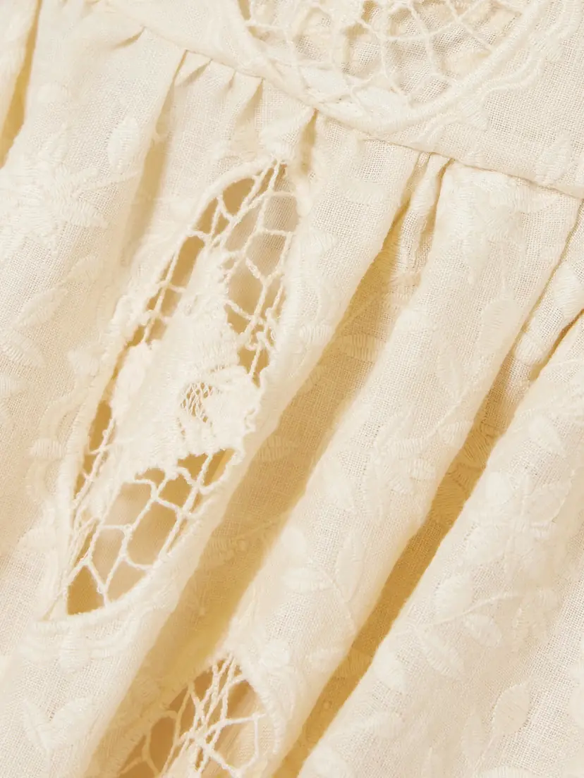 Agua by Agua Bendita Verbena Platero Embellished Broderie Anglaise Linen Maxi Dress | Thumbnail 4 Agua by Agua Bendita Verbena Platero Embellished Broderie Anglaise Linen Maxi Dress | Thumbnail 4