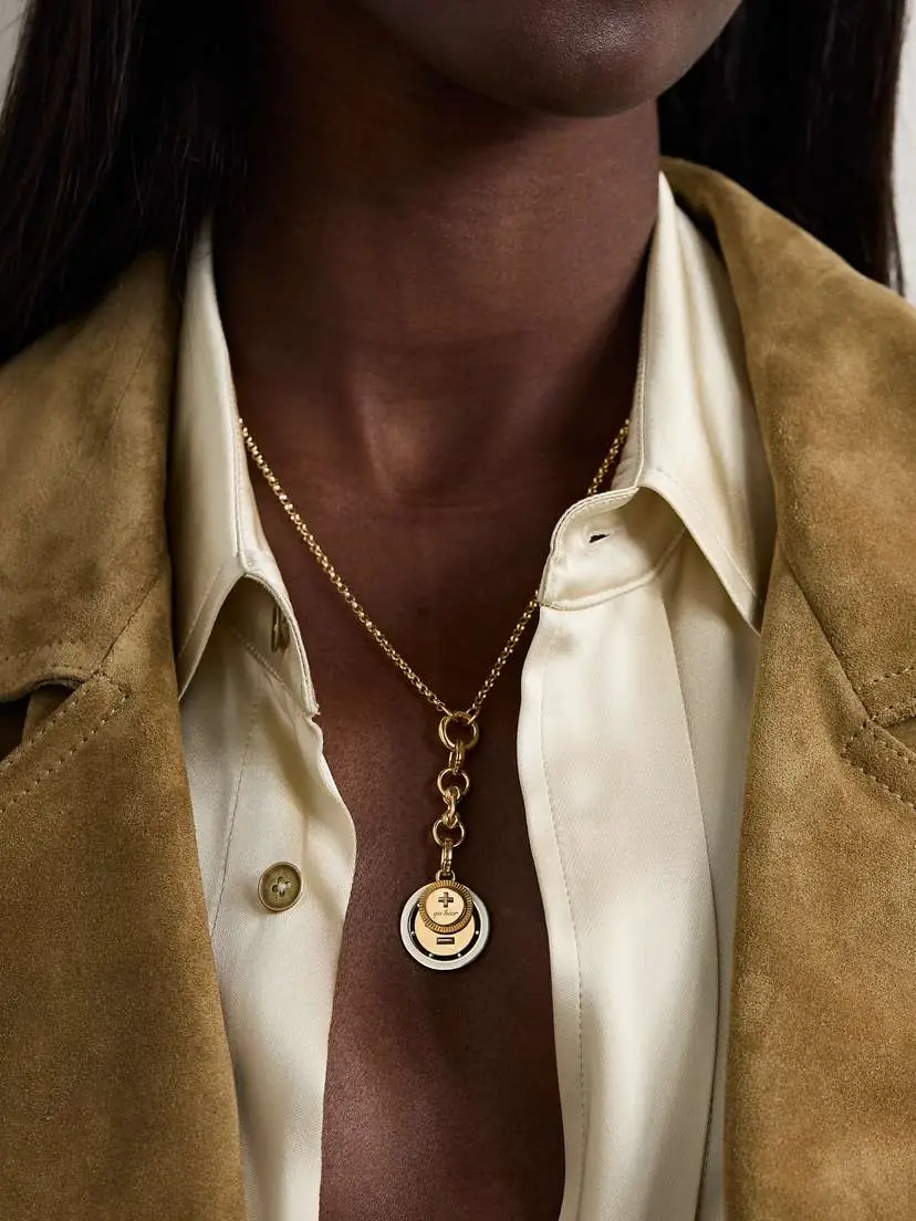 Foundrae Ever Growing Vivacity Enamel, 18-karat Yellow And White Gold Necklace | Thumbnail 2 Foundrae Ever Growing Vivacity Enamel, 18-karat Yellow And White Gold Necklace | Thumbnail 2