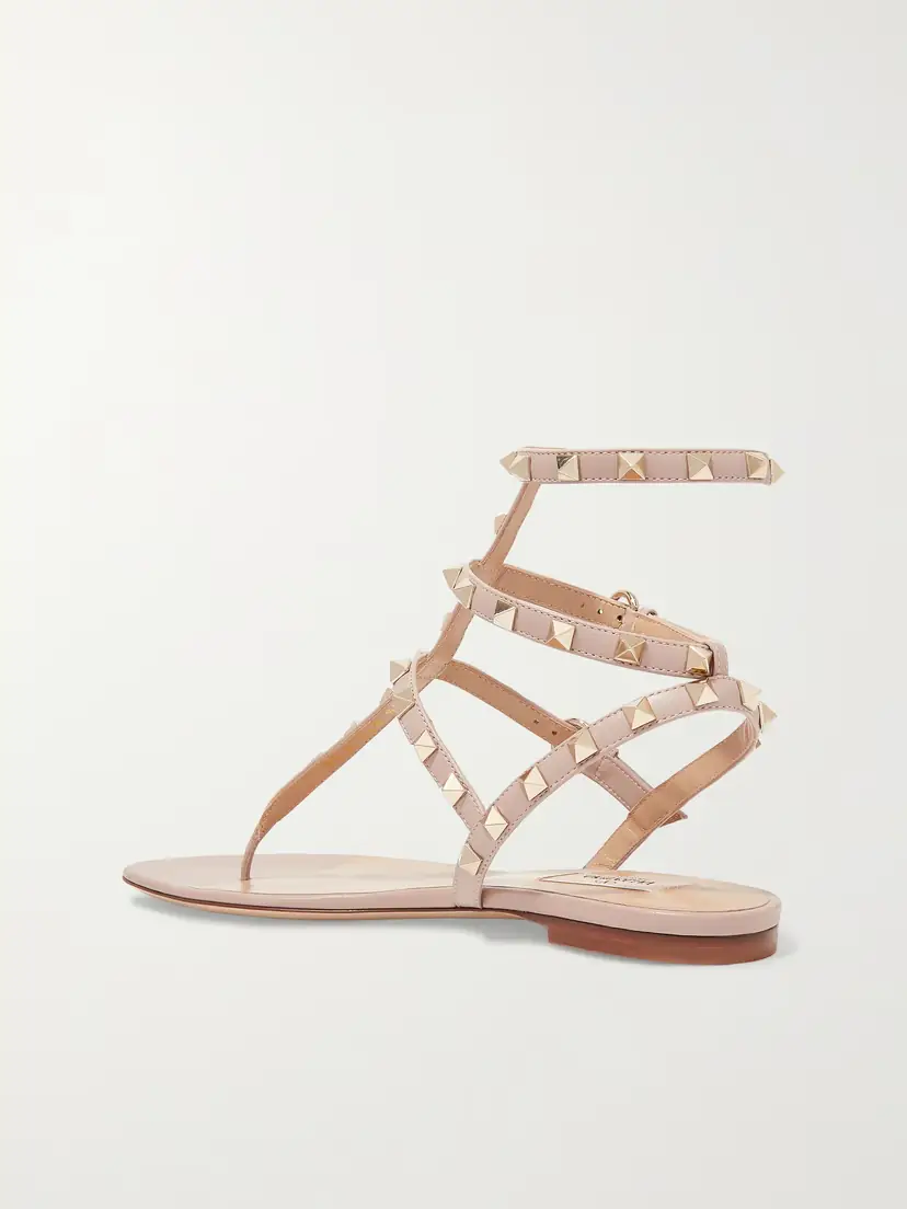 Valentino Garavani Rockstud Leather Sandals | Thumbnail 3 Valentino Garavani Rockstud Leather Sandals | Thumbnail 3