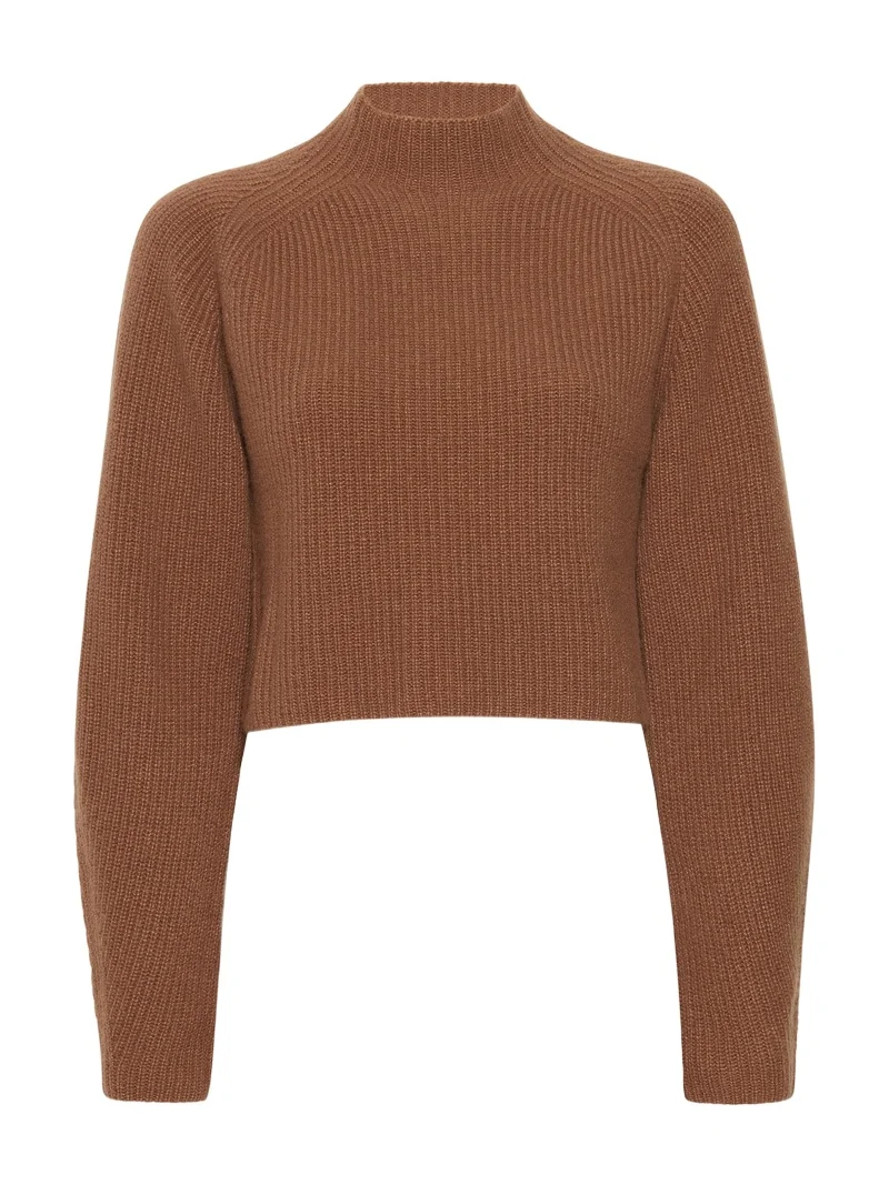 Cashmere Silk Cropped Raglan Sweater Cashmere Silk Cropped Raglan Sweater