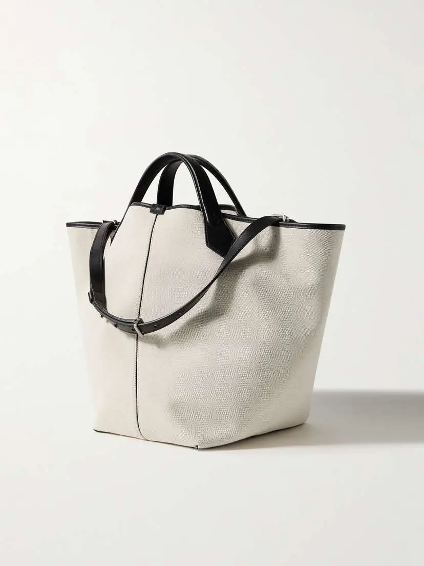 Proenza Schouler Ps1 Xl Leather-trimmed Canvas Tote | Thumbnail 3 Proenza Schouler Ps1 Xl Leather-trimmed Canvas Tote | Thumbnail 3