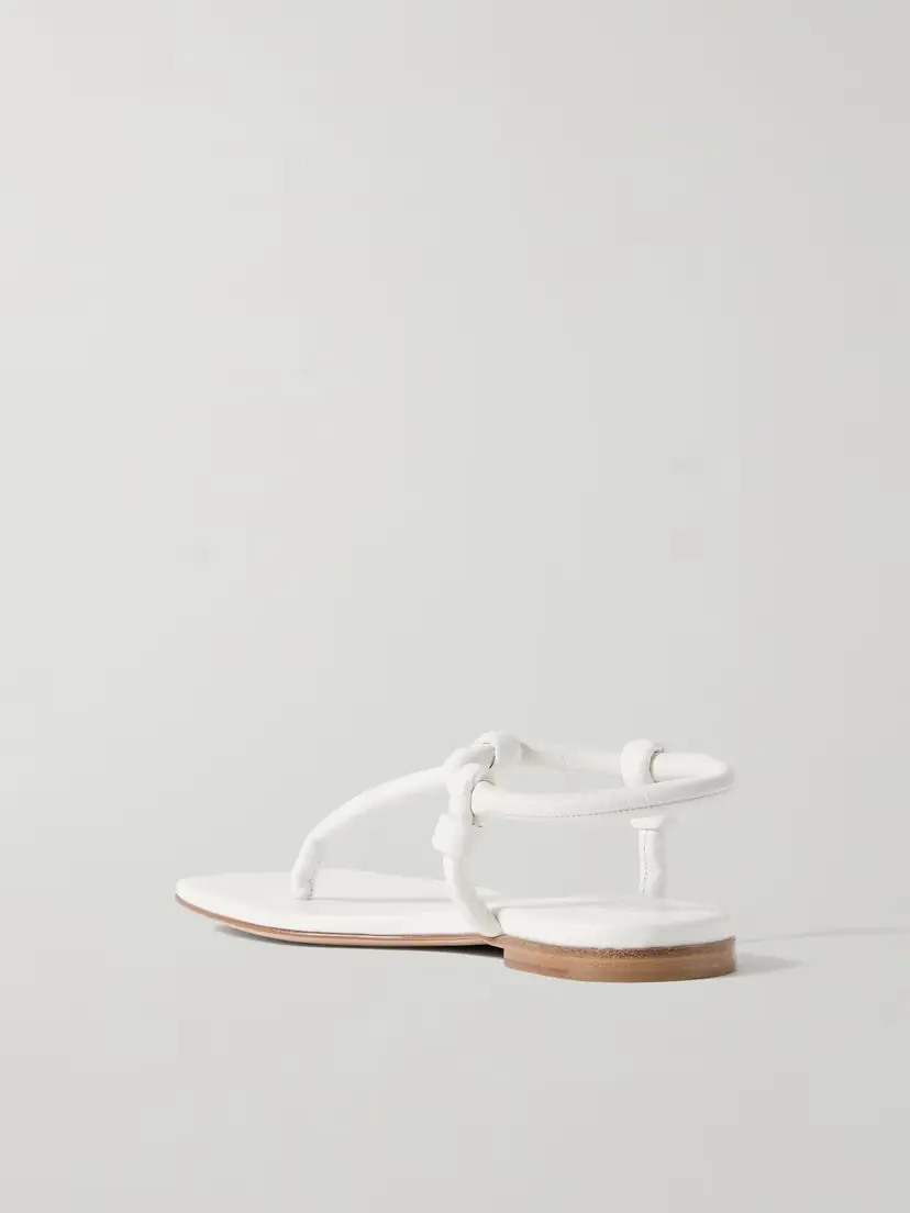 Gianvito Rossi Juno Thong Knotted Leather Sandals | Thumbnail 3 Gianvito Rossi Juno Thong Knotted Leather Sandals | Thumbnail 3