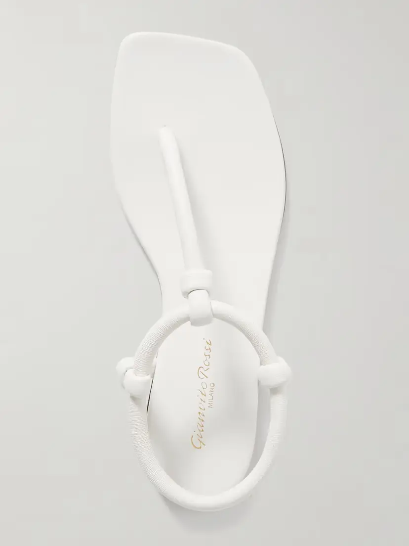 Gianvito Rossi Juno Thong Knotted Leather Sandals | Thumbnail 5 Gianvito Rossi Juno Thong Knotted Leather Sandals | Thumbnail 5