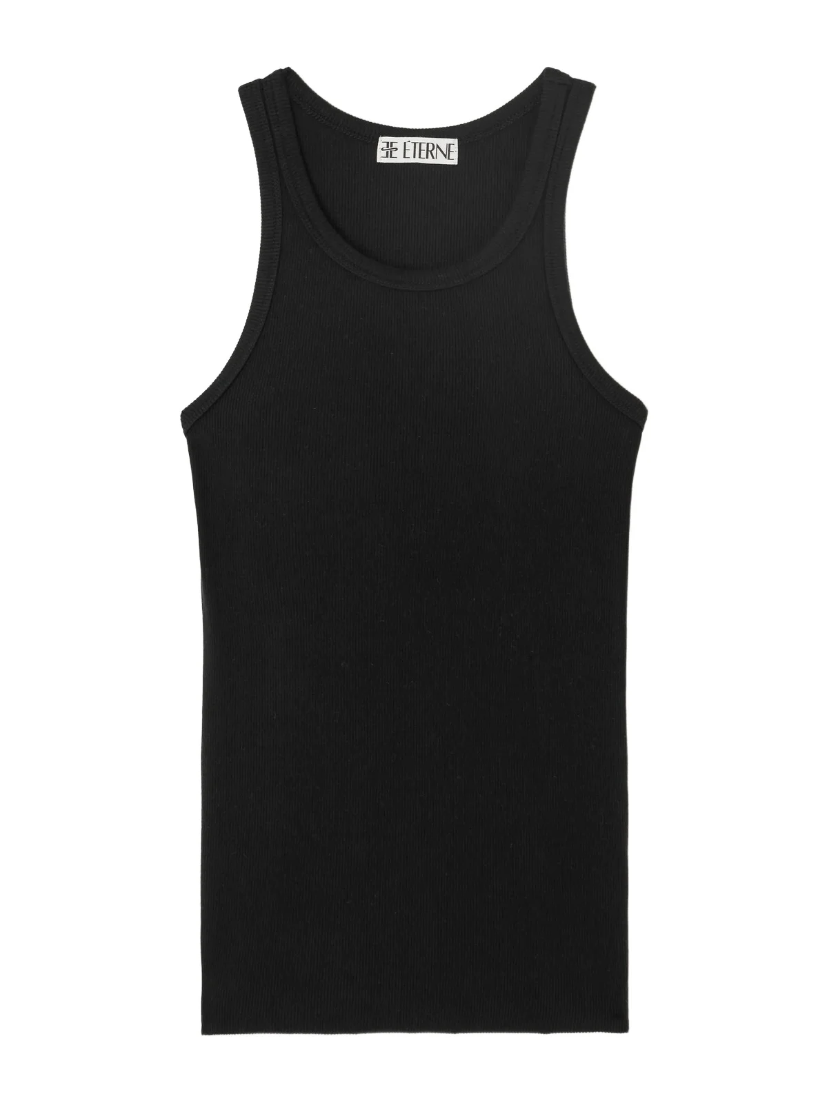 Ribbed Stretch-jersey Tank
