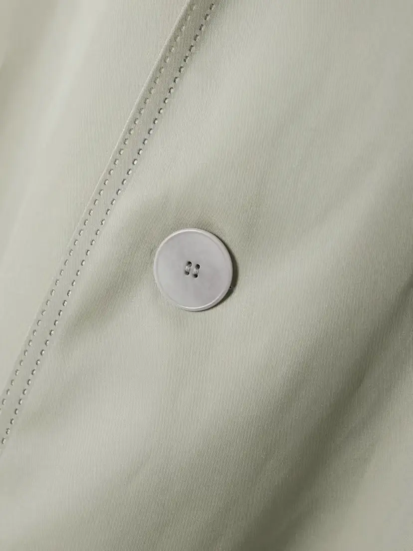 CARVEN Satin-trimmed Gabardine Trench Coat | Thumbnail 5 CARVEN Satin-trimmed Gabardine Trench Coat | Thumbnail 5