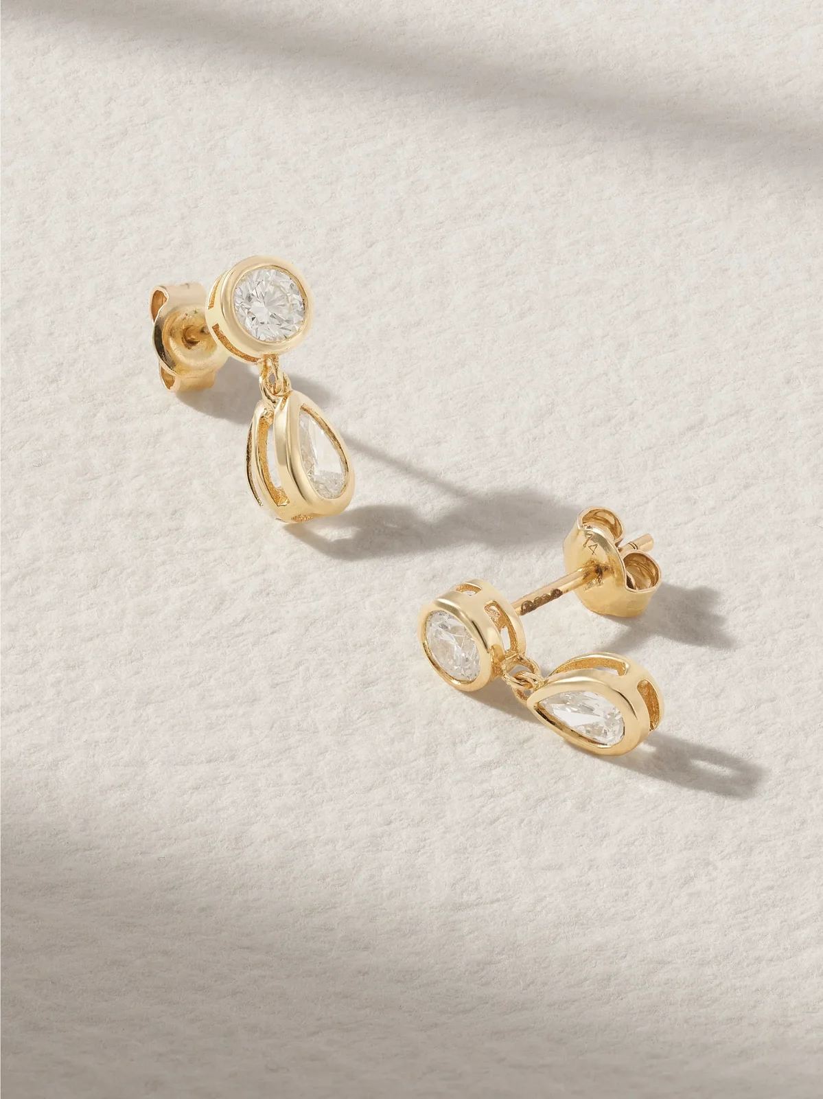 14-karat Gold Diamond Earrings