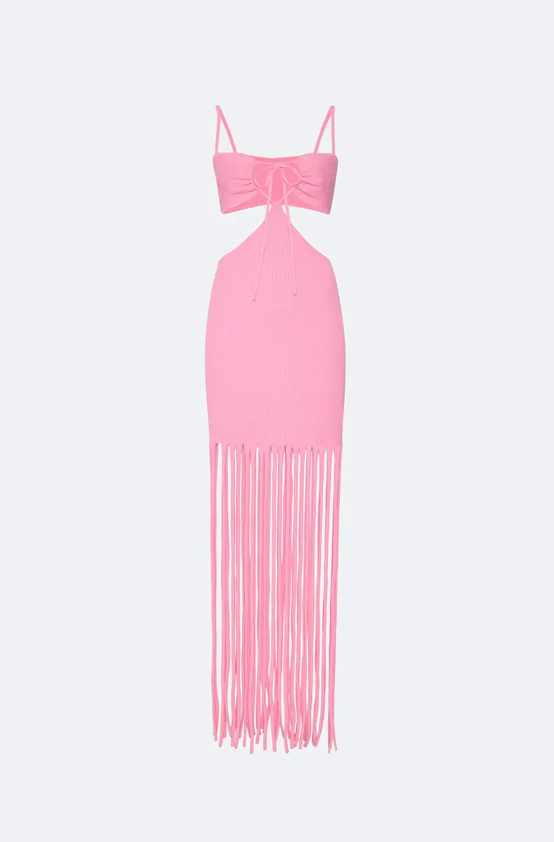 LAPOINTE Matte Viscose Cut Out Dress | Thumbnail 4