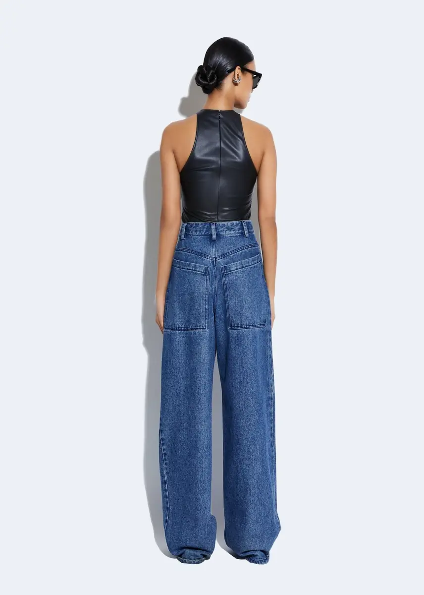 LAPOINTE Vintage Denim Slouchy Pant | Thumbnail 2