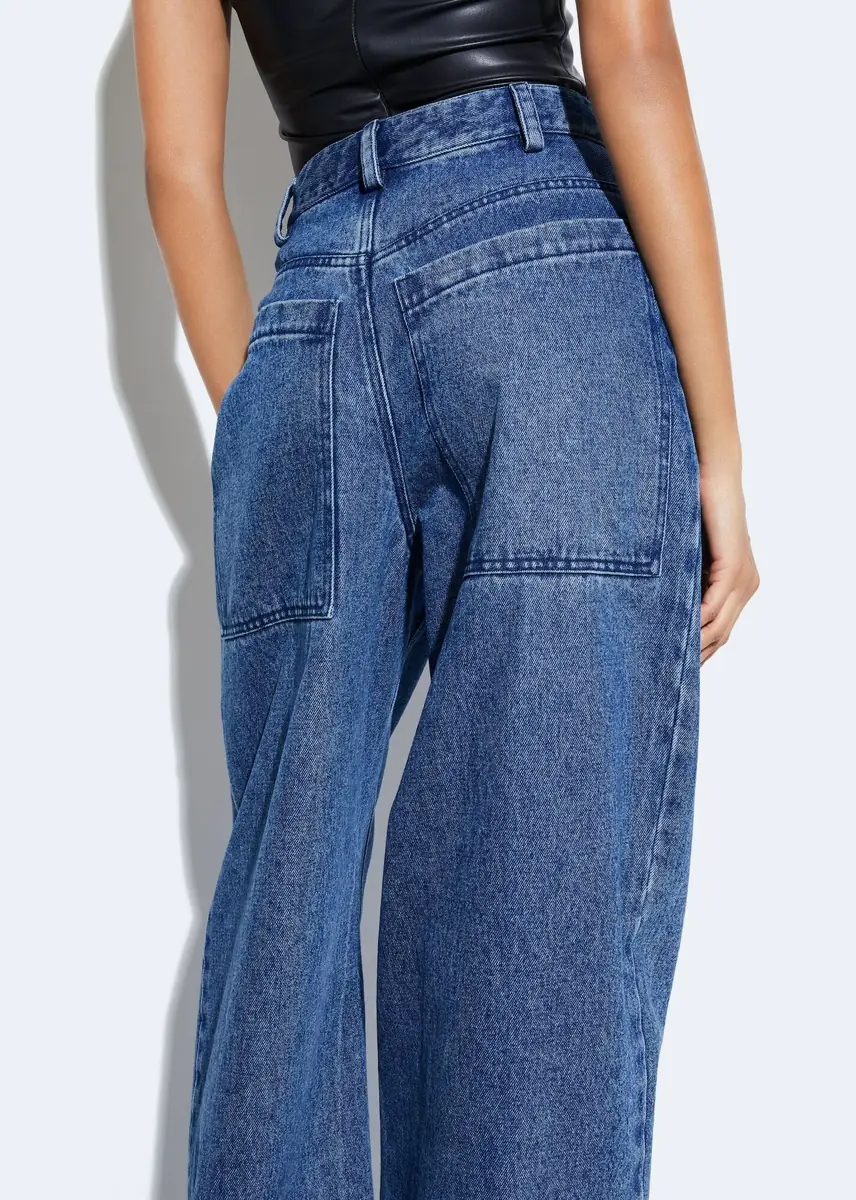 LAPOINTE Vintage Denim Slouchy Pant | Thumbnail 3