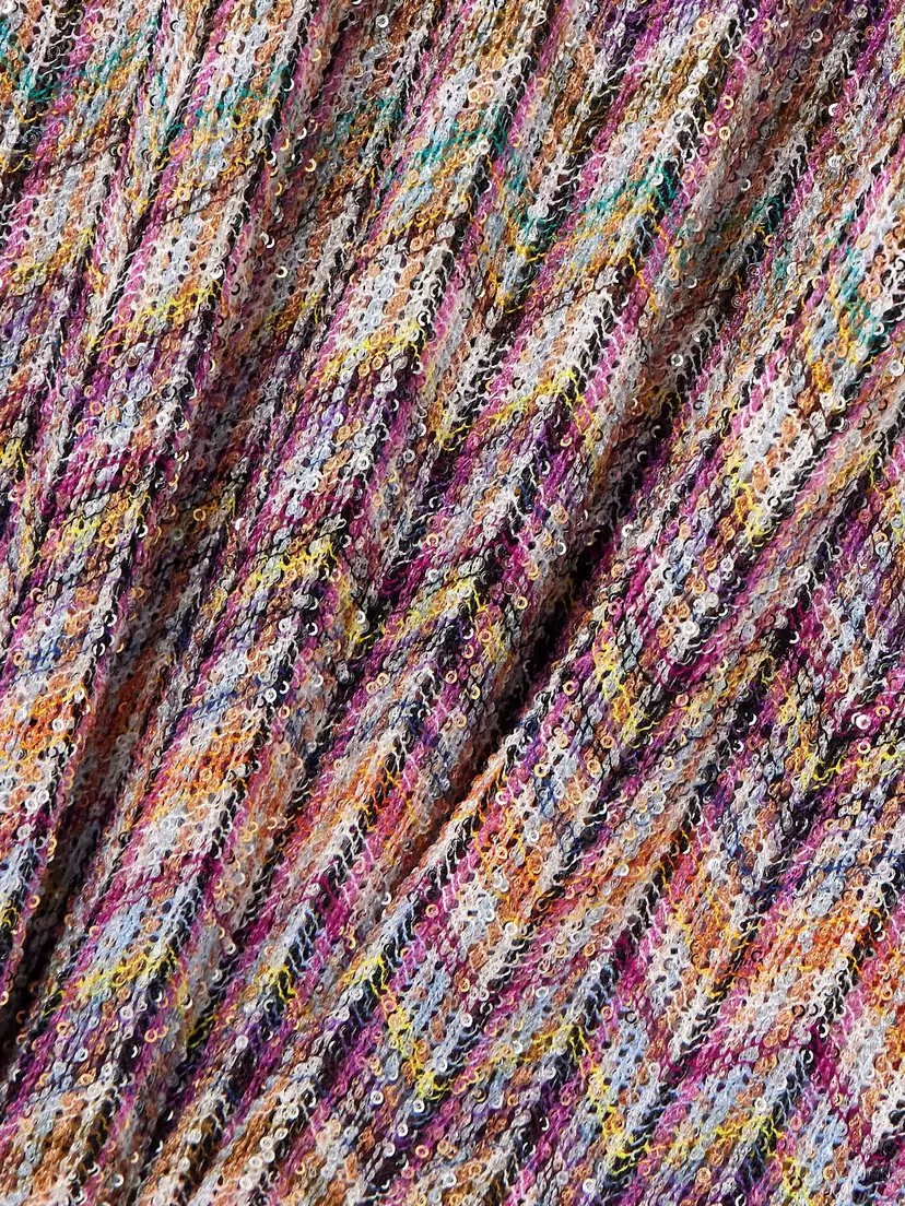 Missoni Mare Striped Sequined Crochet-knit Halterneck Maxi Dress | Thumbnail 4