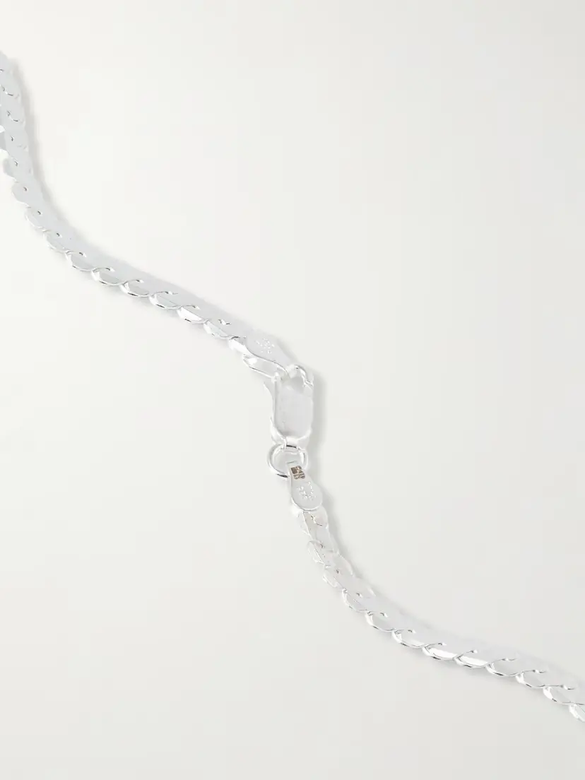 Loren Stewart Serpentine Sterling Silver Necklace | Thumbnail 3