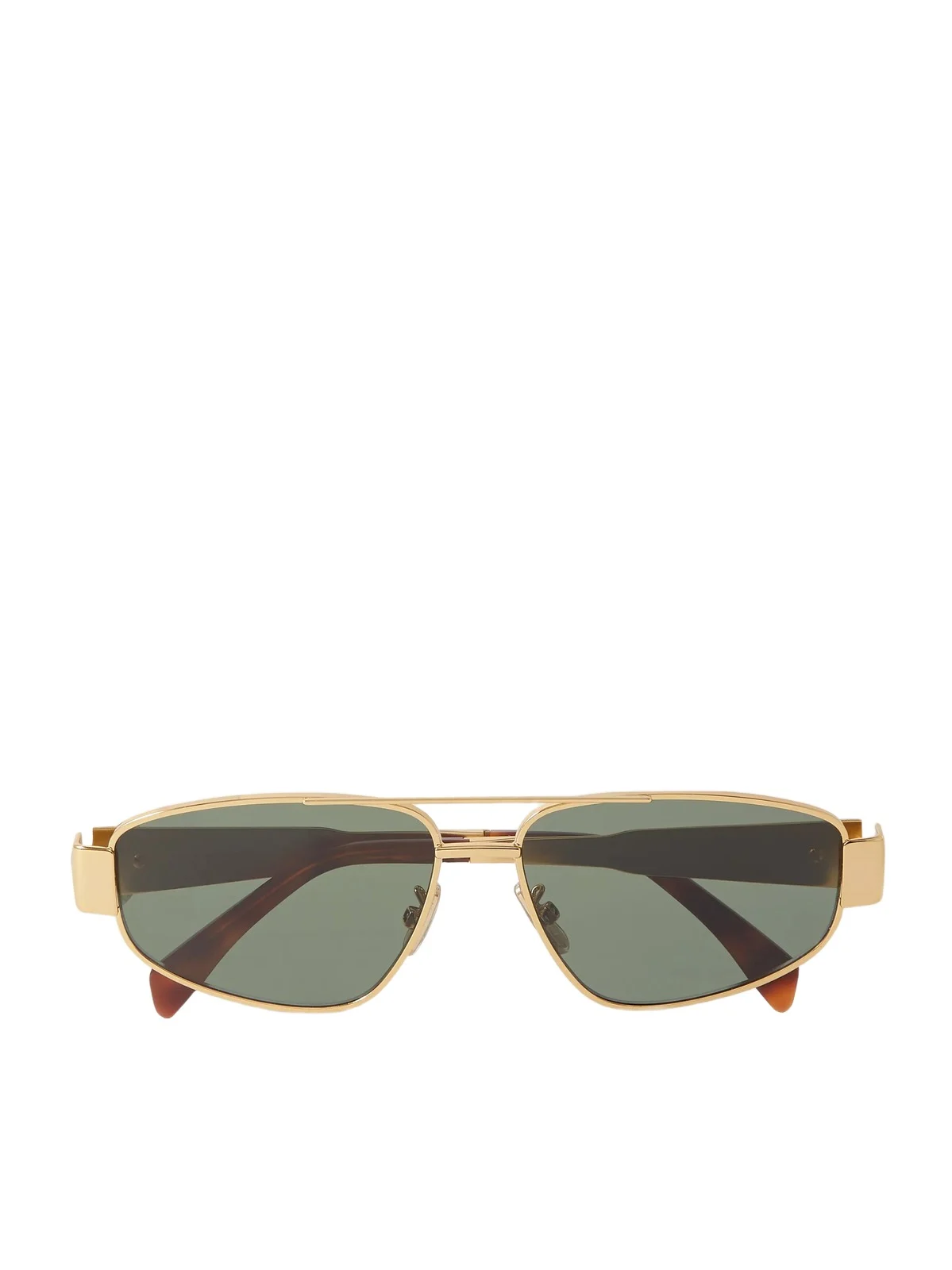 Triomphe Aviator-style Gold-tone And Acetate Sunglasses Triomphe Aviator-style Gold-tone And Acetate Sunglasses