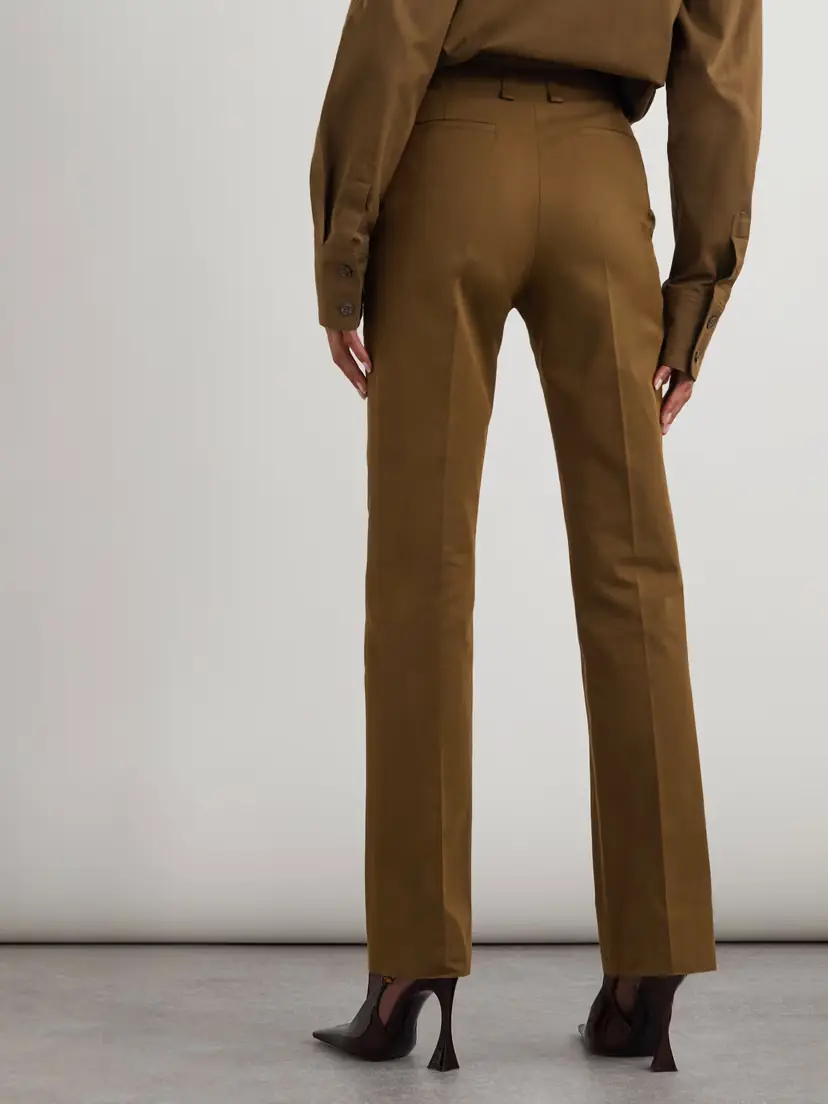 Saint Laurent Cotton-drill Straight-leg Pants | Thumbnail 3