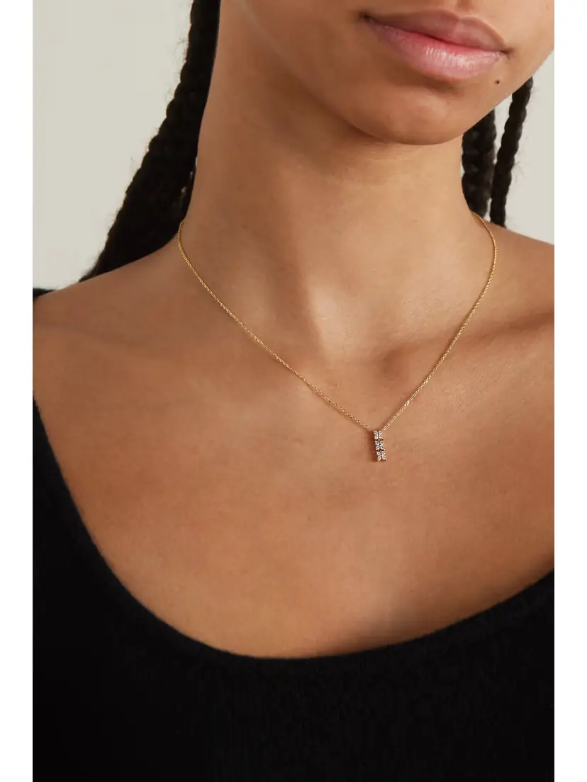 Anissa Kermiche Brontë Doré 14-karat Gold Diamond Necklace | Thumbnail 2 Anissa Kermiche Brontë Doré 14-karat Gold Diamond Necklace | Thumbnail 2