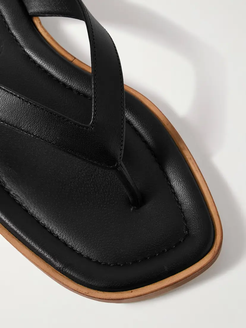 Staud Dante Leather Thong Sandals | Thumbnail 4