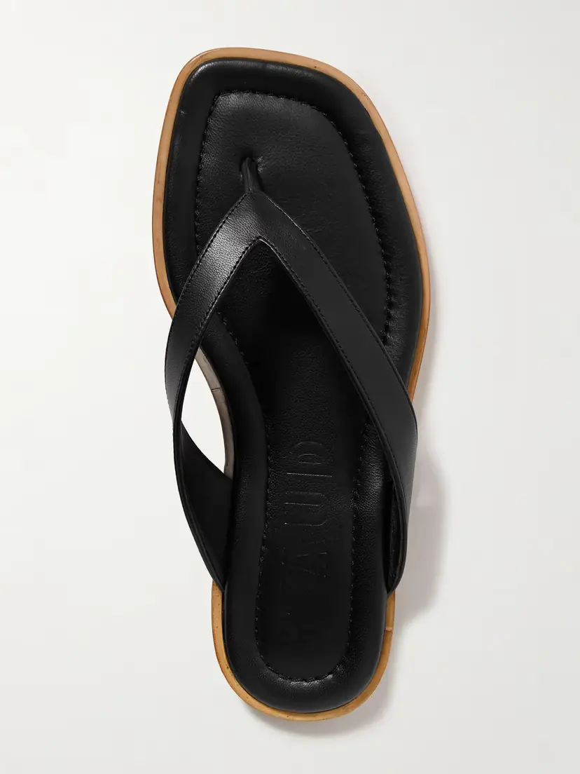 Staud Dante Leather Thong Sandals | Thumbnail 5
