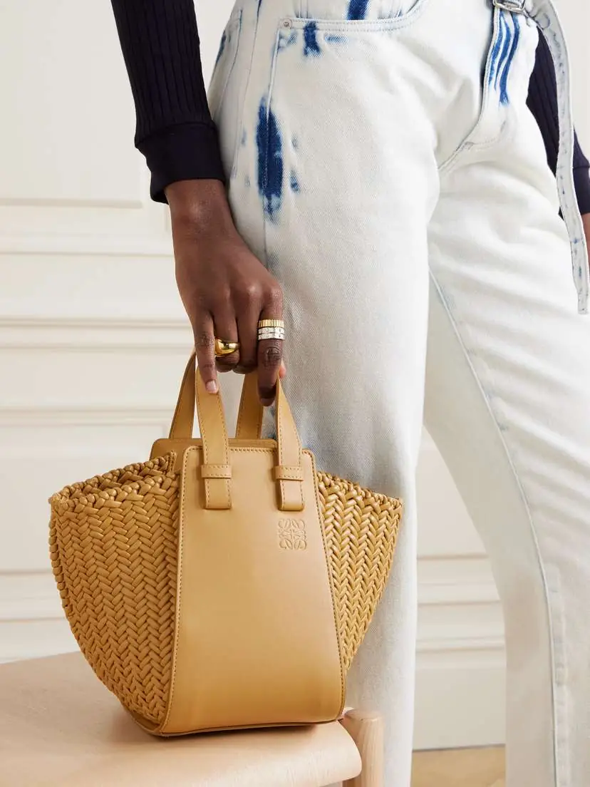 Loewe Hammock Woven Leather Tote Bag | Thumbnail 2 Loewe Hammock Woven Leather Tote Bag | Thumbnail 2