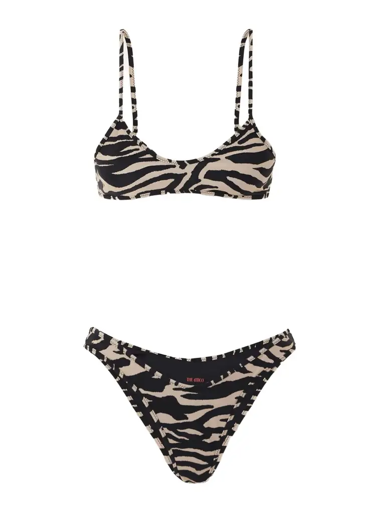 Zebra-print Bikini
