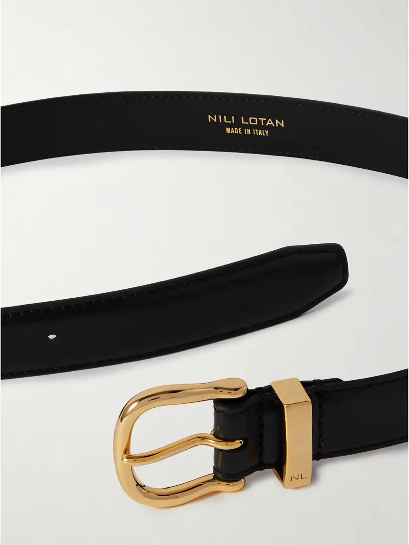 Nili Lotan Louise Leather Belt | Thumbnail 3 Nili Lotan Louise Leather Belt | Thumbnail 3