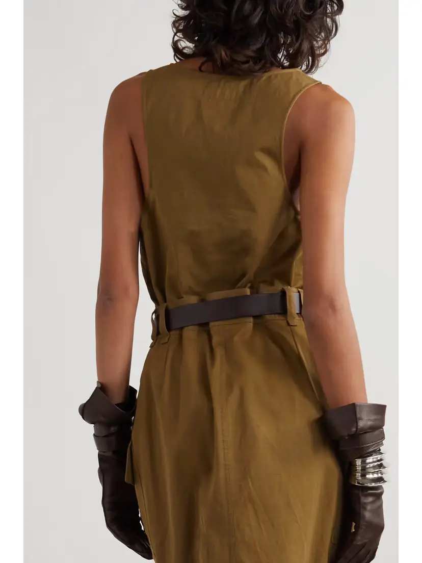 Saint Laurent Cotton And Linen-blend Tank | Thumbnail 3 Saint Laurent Cotton And Linen-blend Tank | Thumbnail 3