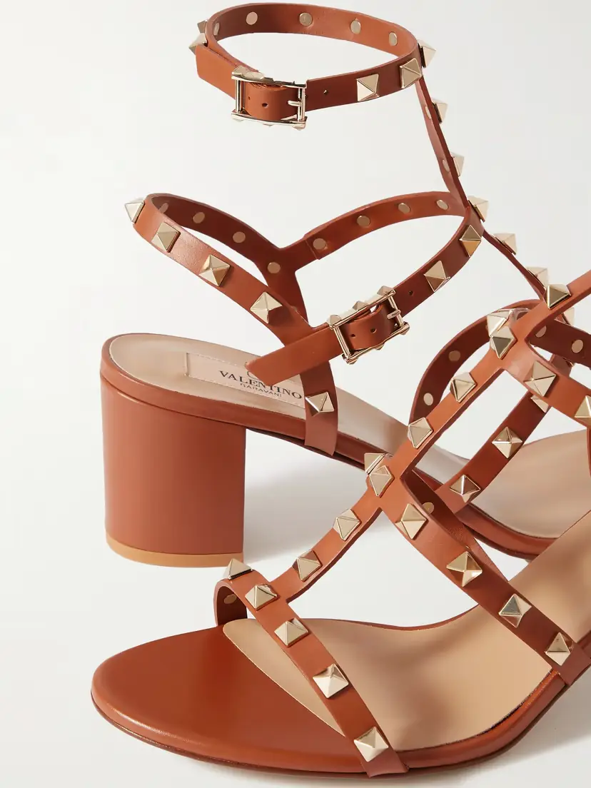 Valentino Garavani Rockstud 55 Leather Sandals | Thumbnail 4