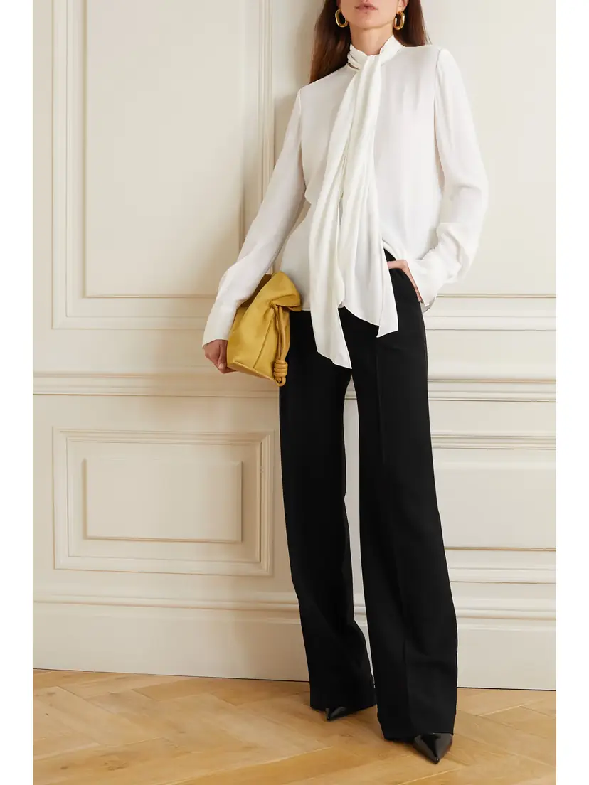 Another Tomorrow Stretch-merino Wool Wide-leg Pants | Thumbnail 2 Another Tomorrow Stretch-merino Wool Wide-leg Pants | Thumbnail 2