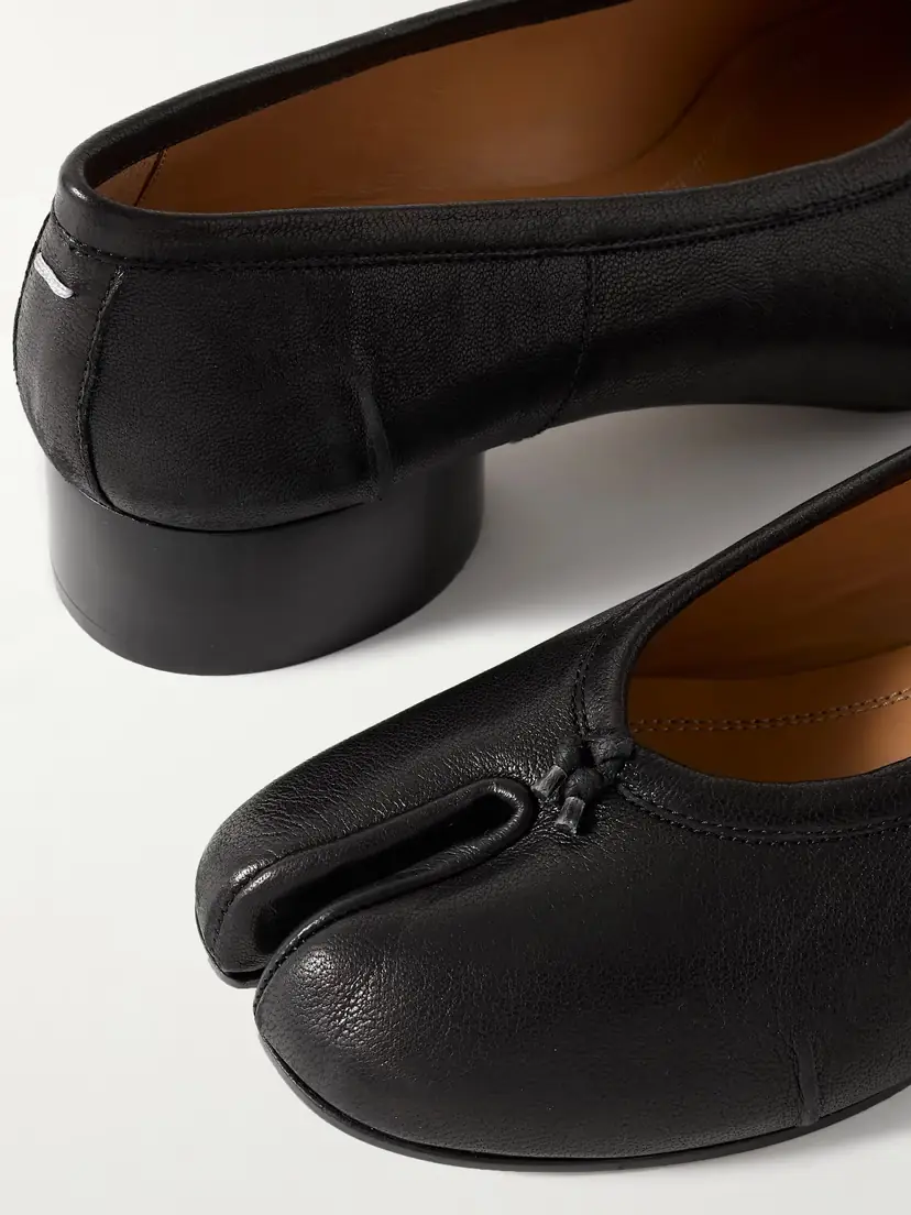 Maison Margiela Tabi Ballerina Split-toe Leather Pumps | Thumbnail 4 Maison Margiela Tabi Ballerina Split-toe Leather Pumps | Thumbnail 4