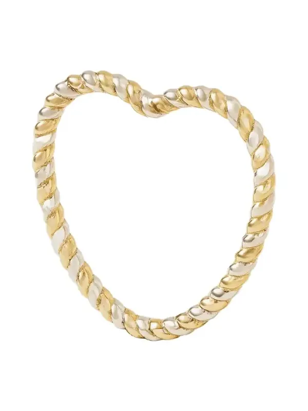 9-karat White And Yellow Gold Ring 9-karat White And Yellow Gold Ring