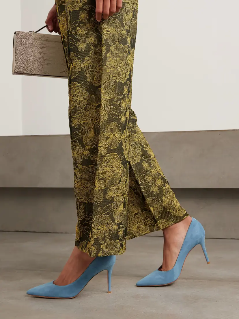 Gianvito Rossi Gianvito 85 Suede Pumps | Thumbnail 2
