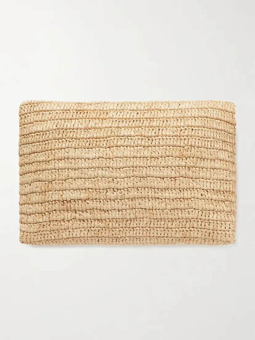 Saint Laurent Cassandre Raffia Clutch | Thumbnail 3 Saint Laurent Cassandre Raffia Clutch | Thumbnail 3