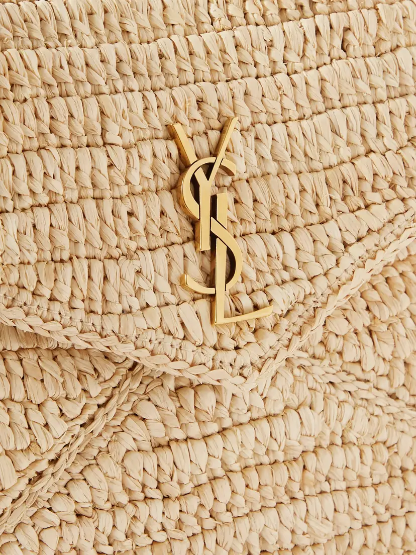 Saint Laurent Cassandre Raffia Clutch | Thumbnail 4 Saint Laurent Cassandre Raffia Clutch | Thumbnail 4