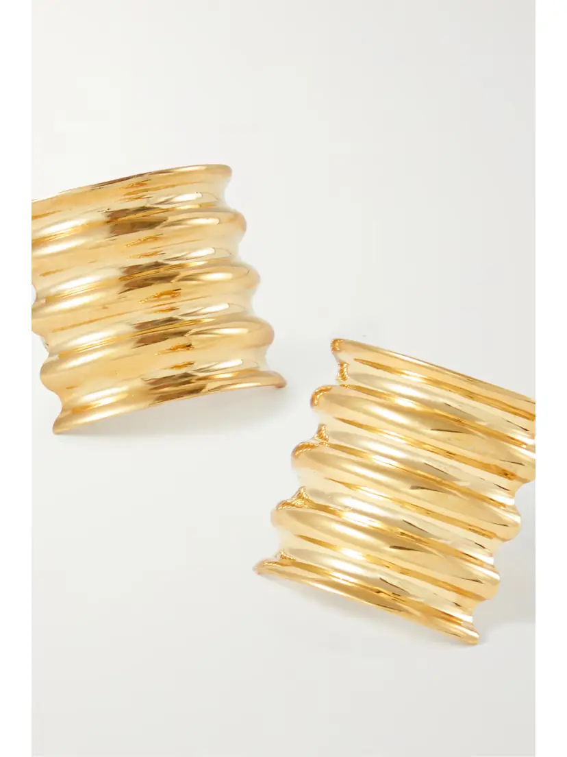 Khaite Julius Gold-plated Earrings | Thumbnail 4