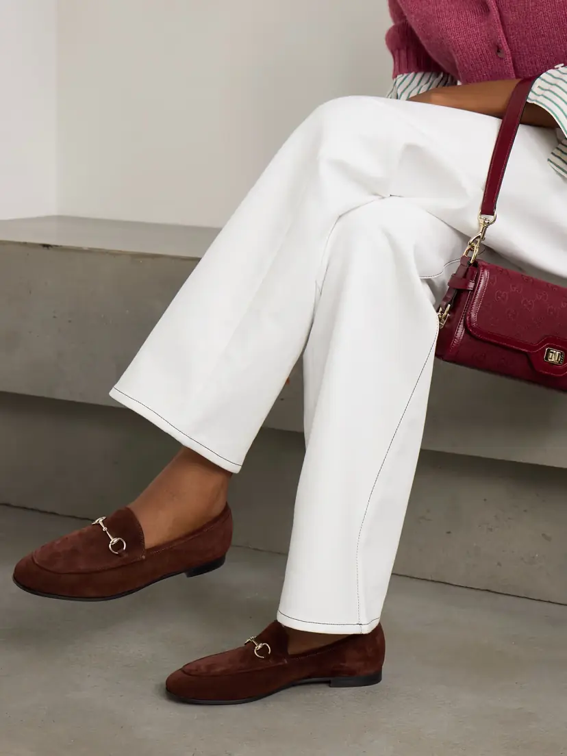 Gucci Jordaan Horsebit-detailed Suede Loafers | Thumbnail 2 Gucci Jordaan Horsebit-detailed Suede Loafers | Thumbnail 2