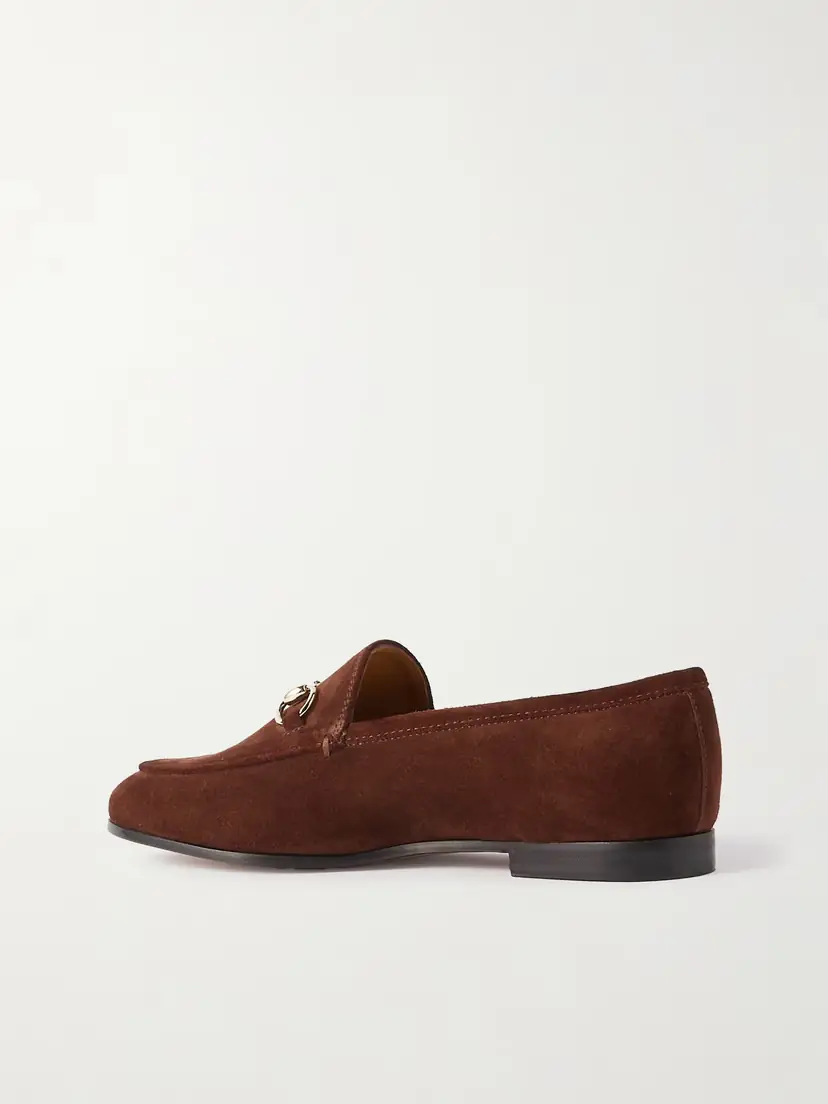 Gucci Jordaan Horsebit-detailed Suede Loafers | Thumbnail 3 Gucci Jordaan Horsebit-detailed Suede Loafers | Thumbnail 3