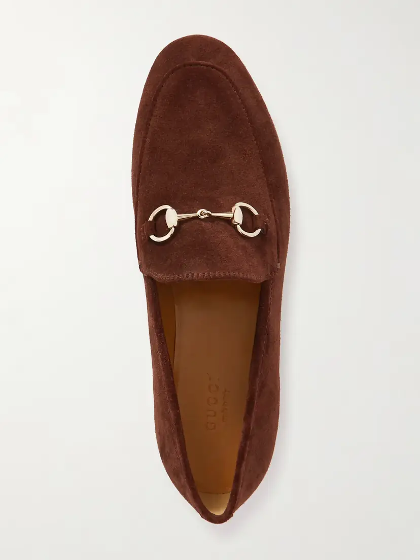 Gucci Jordaan Horsebit-detailed Suede Loafers | Thumbnail 5 Gucci Jordaan Horsebit-detailed Suede Loafers | Thumbnail 5
