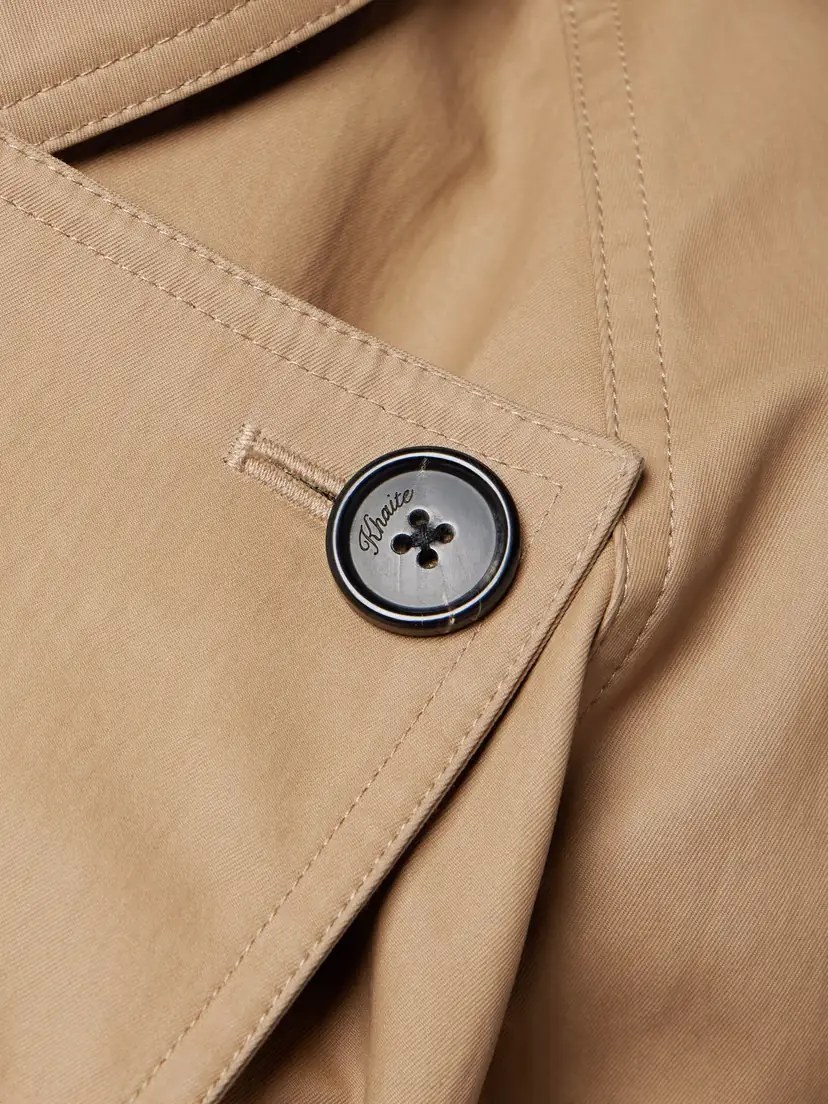 Khaite Hammond Cropped Belted Cotton-blend Twill Trench Coat | Thumbnail 5