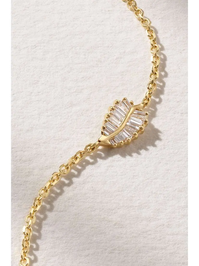 Anita Ko Palm Leaf 18-karat Gold Diamond Bracelet | Thumbnail 4 Anita Ko Palm Leaf 18-karat Gold Diamond Bracelet | Thumbnail 4