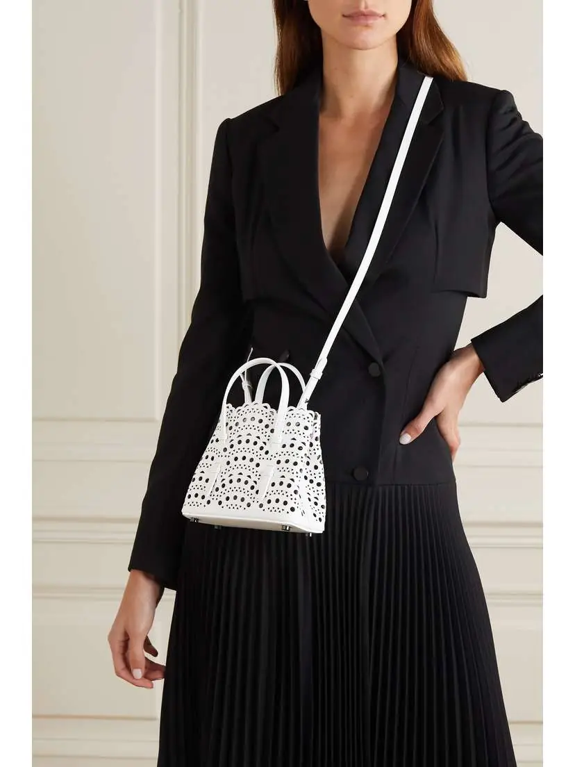 Alaïa Mina 16 Leather Tote | Thumbnail 2 Alaïa Mina 16 Leather Tote | Thumbnail 2