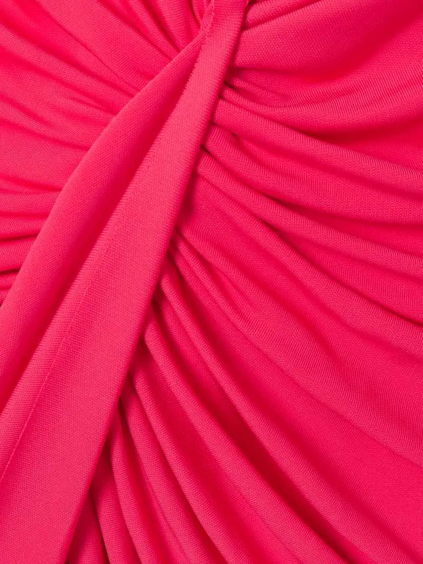Christopher Esber Vivenda Cutout Draped Jersey Maxi Dress - UK 14 | Thumbnail 4