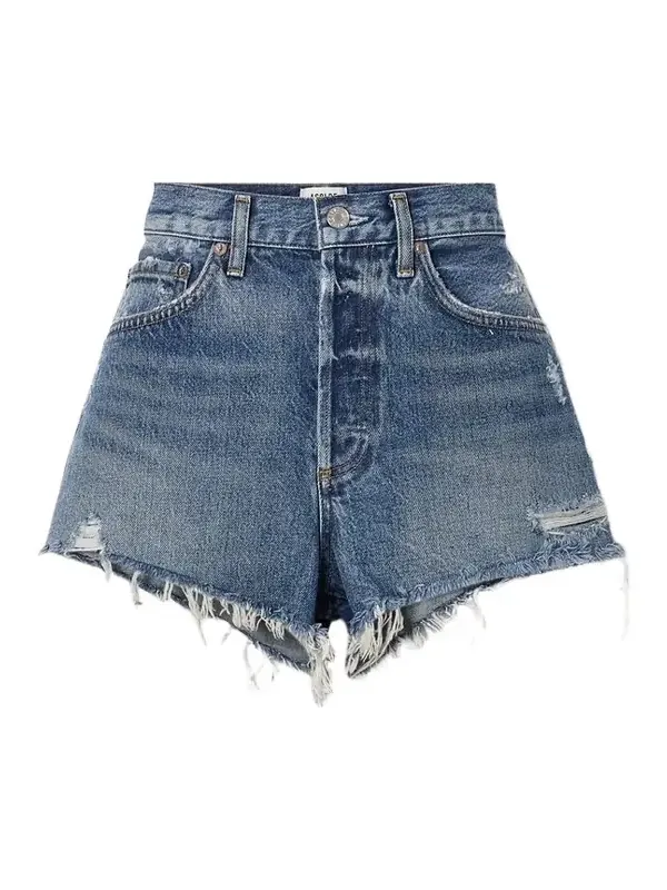 AGOLDE Parker Vintage Cutoff Organic Denim Shorts