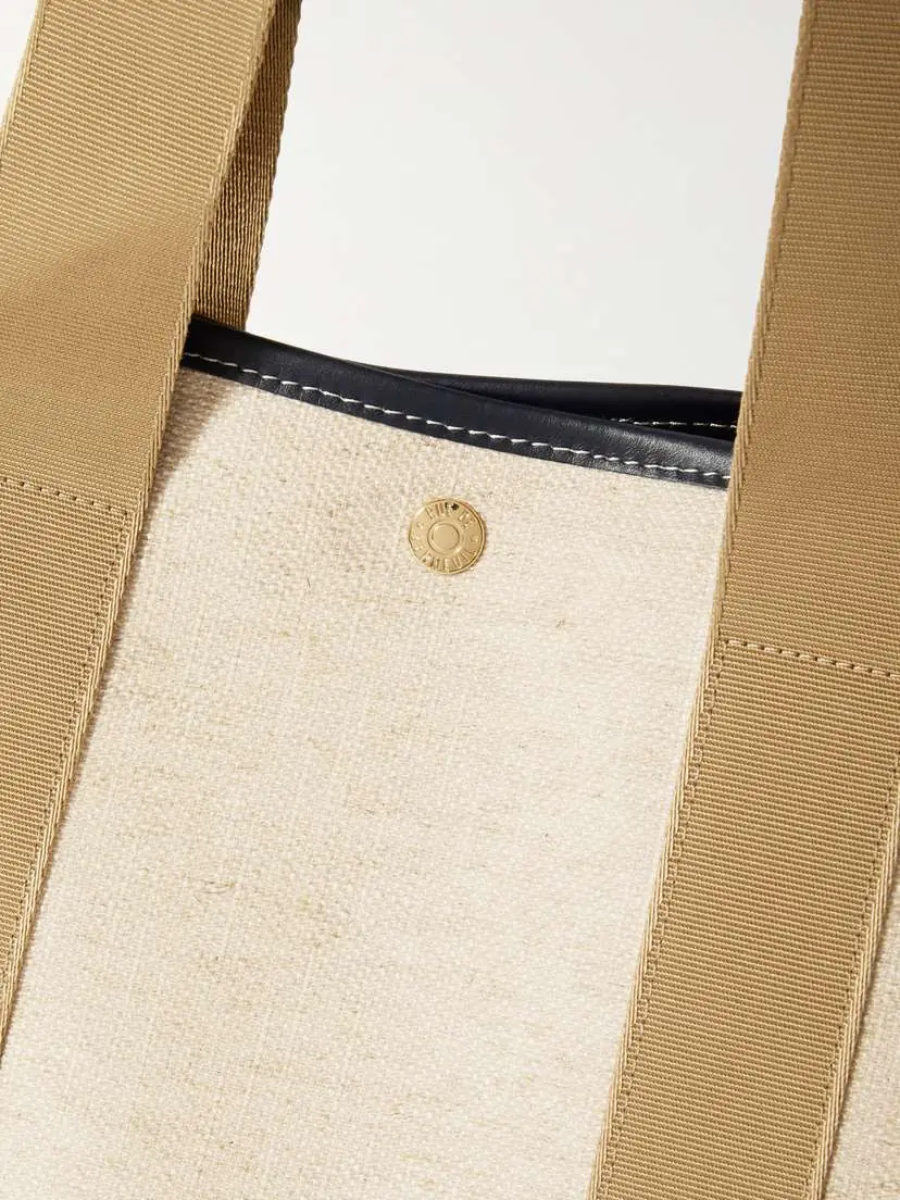 RUE de VERNEUIL Traversée Large Leather- And Webbing-trimmed Canvas Tote | Thumbnail 3 RUE de VERNEUIL Traversée Large Leather- And Webbing-trimmed Canvas Tote | Thumbnail 3