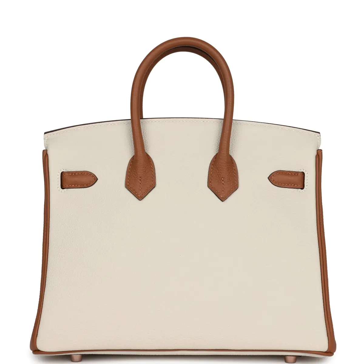 HERMÈS Hermes Special Order (HSS) Birkin 25 Craie and Gold Togo Rose Gold Hardware | Thumbnail 5 HERMÈS Hermes Special Order (HSS) Birkin 25 Craie and Gold Togo Rose Gold Hardware | Thumbnail 5