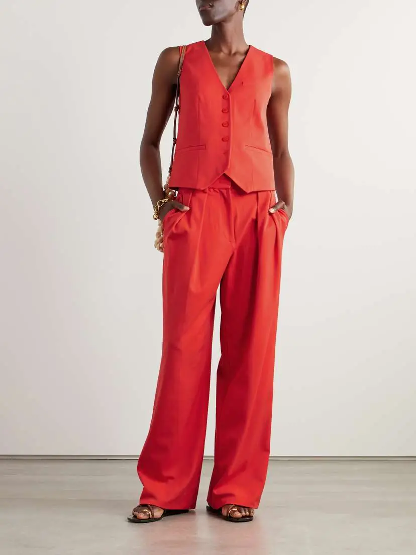 Staud Brett Twill Vest | Thumbnail 2