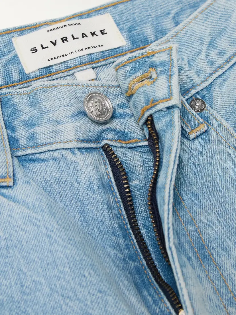 SLVRLAKE Grace Frayed Denim Shorts | Thumbnail 5