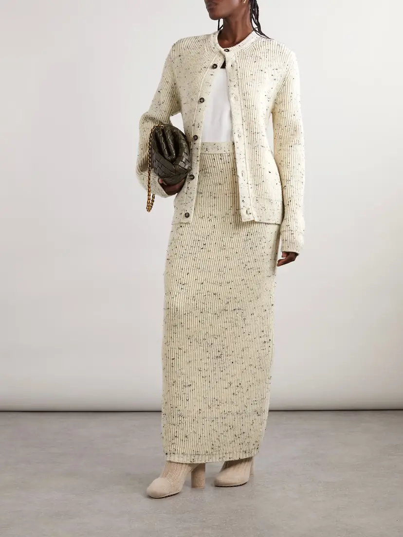 Bottega Veneta Ribbed Wool-blend Maxi Skirt | Thumbnail 2 Bottega Veneta Ribbed Wool-blend Maxi Skirt | Thumbnail 2