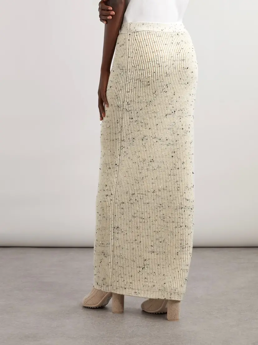 Bottega Veneta Ribbed Wool-blend Maxi Skirt | Thumbnail 4 Bottega Veneta Ribbed Wool-blend Maxi Skirt | Thumbnail 4