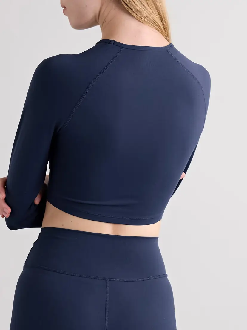 Sporty & Rich Serif Cropped Stretch Top | Thumbnail 4