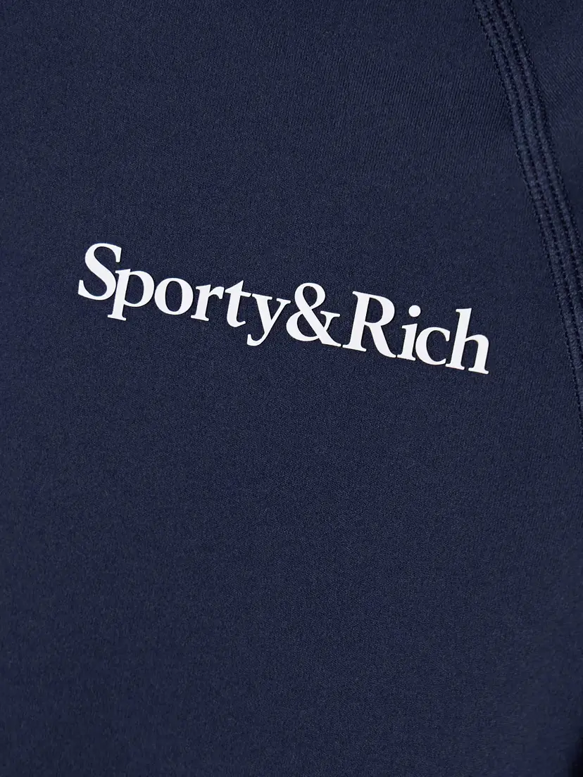 Sporty & Rich Serif Cropped Stretch Top | Thumbnail 5