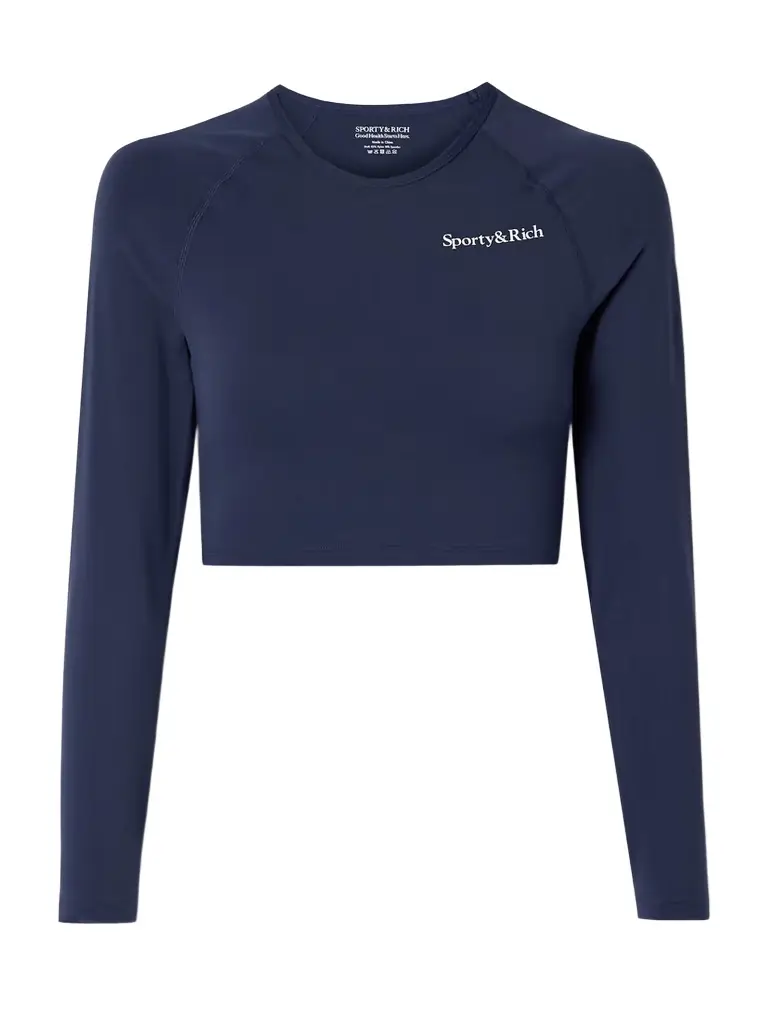 Serif Cropped Stretch Top